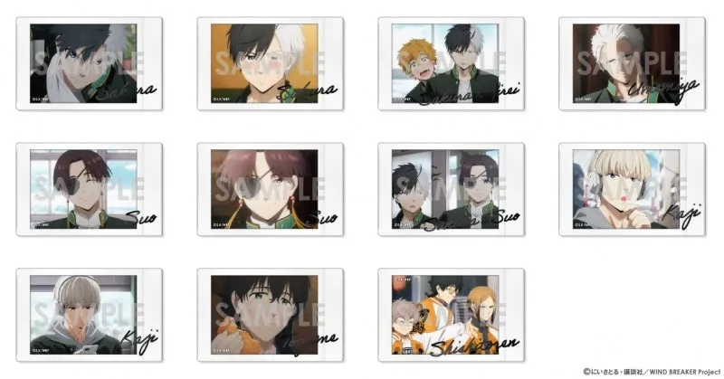 (1BOX=11)(Goods - Bromide) WIND BREAKER Character Snapshot Collection