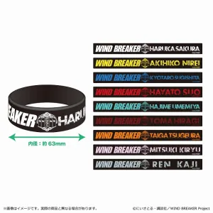 (1BOX=9)(Goods - Accessory) WIND BREAKER Silicone Band
