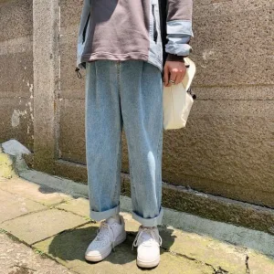 Baggy coréen en jeans