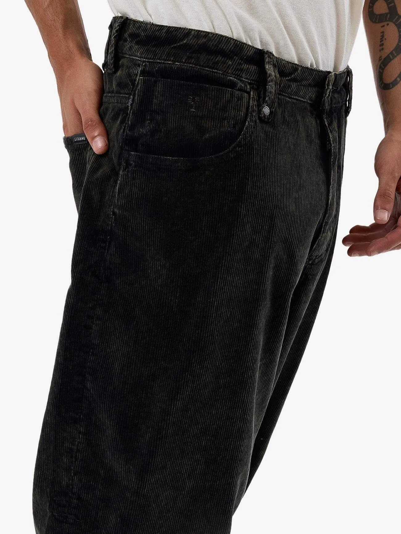 Big Slacker Cord Jean - Black India Ink