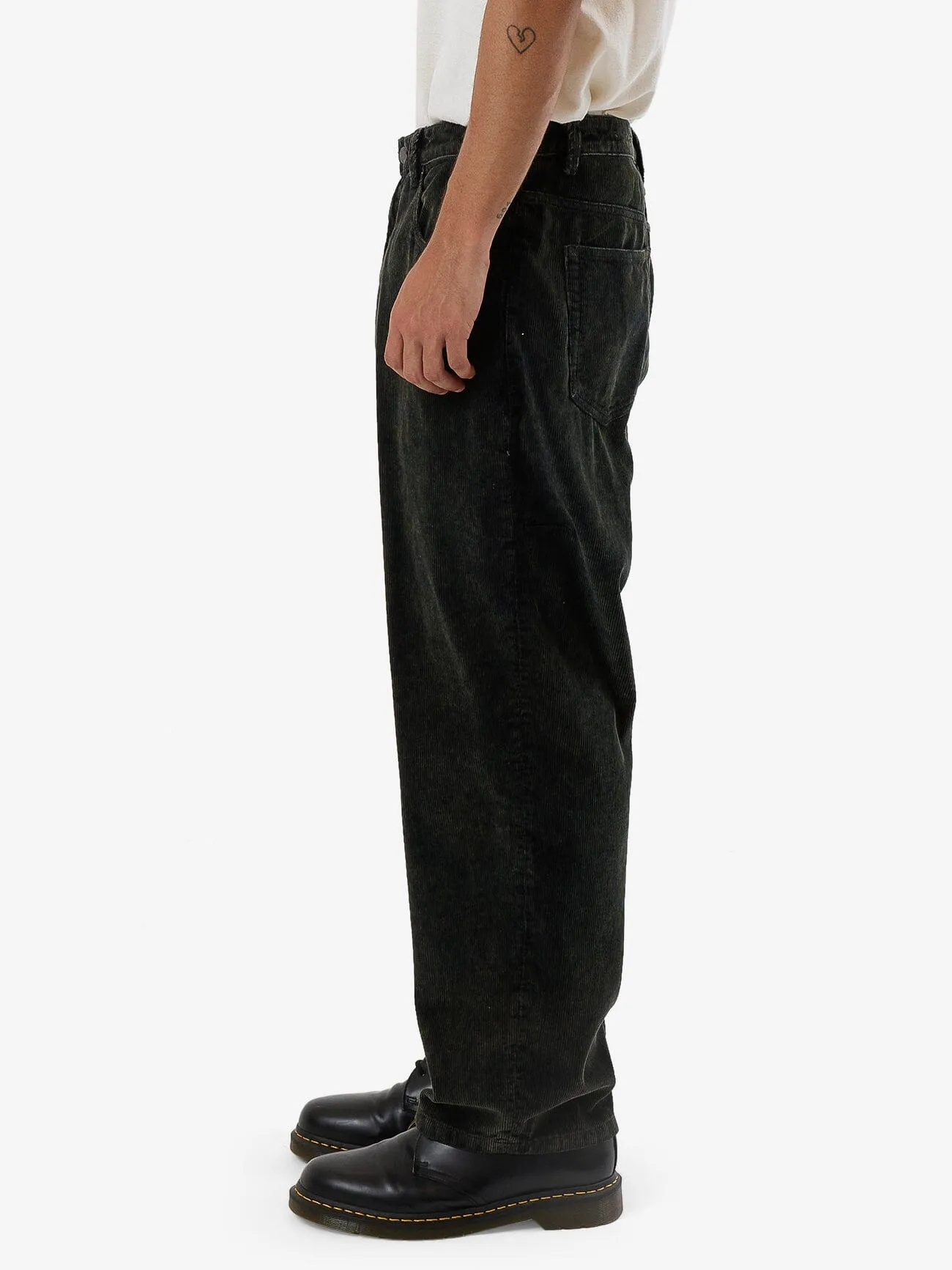 Big Slacker Cord Jean - Black India Ink