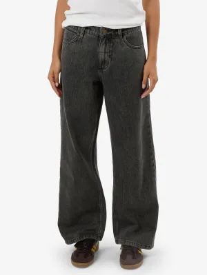 Billie Low Jean - Light Canteen-Black