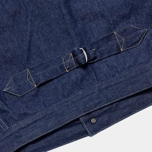 BZEN M.3157-AUSTIN REGULAR FIT 7 POCKET DENIM JACKET-14.5oz-HRH 70's BLUES INDIGO