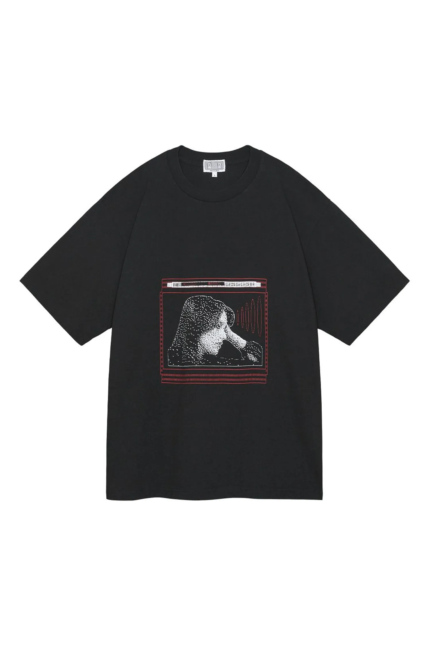 CAV EMPT - WASHED PIXEL FLAME T