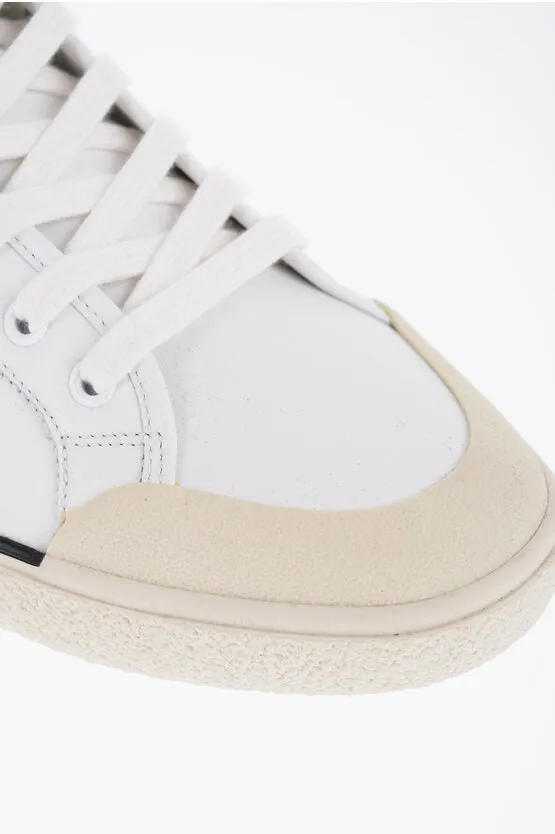 Celine Leather ALAN High-Top Sneakers