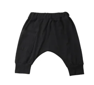 Charlie Black Drop Crotch Jogger