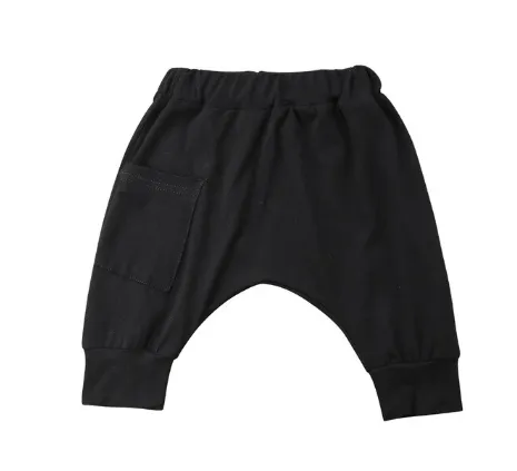 Charlie Black Drop Crotch Jogger