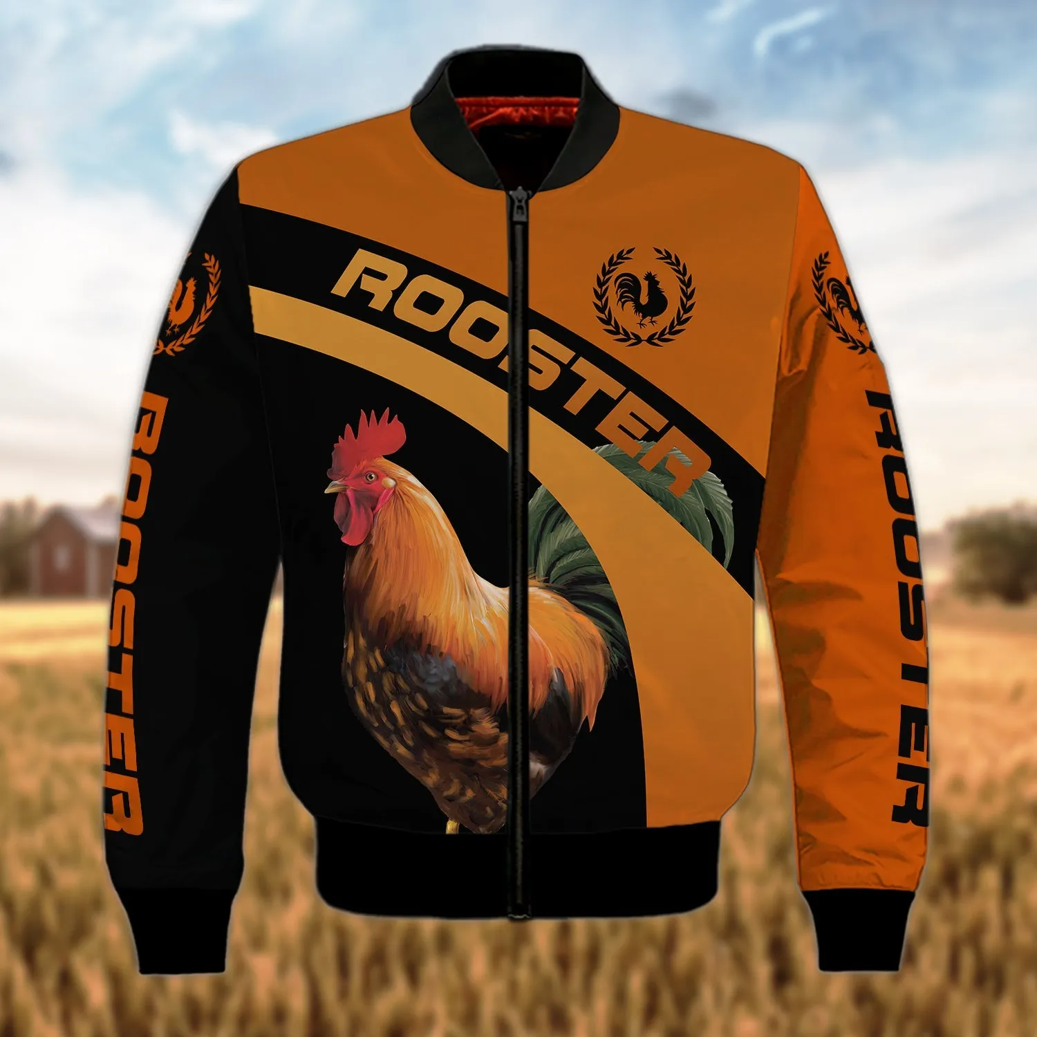 Chickens Rooster 3D Funny Sweatshirt Gifts For Country Men Farmer Life Chicken Lover Shirt