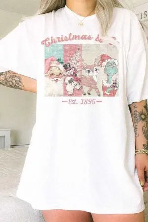 Christmas Faces Oversized Tee