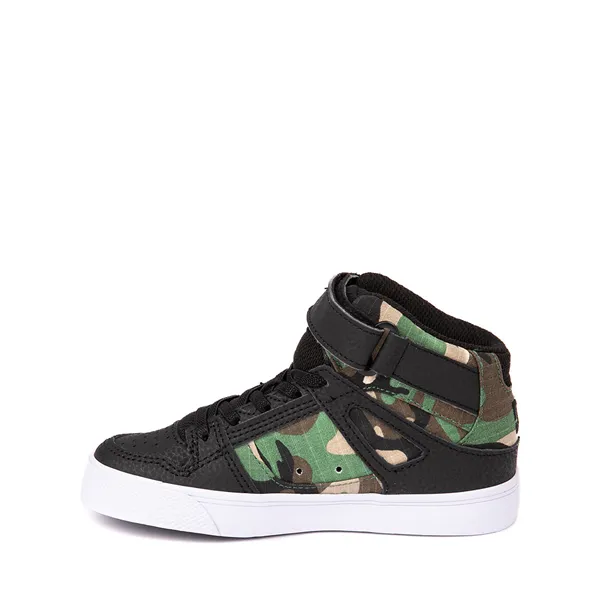DC Pure Hi EV Skateboarding Shoes - Little Kid/Big Kid, Black