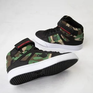 DC Pure Hi EV Skateboarding Shoes - Little Kid/Big Kid, Black