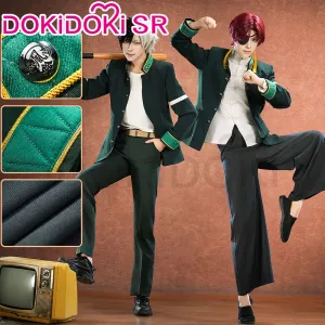 DokiDoki-SR Anime Wind Breaker Cosplay Haruka Sakura / Hayato Suo Costume School Uniform