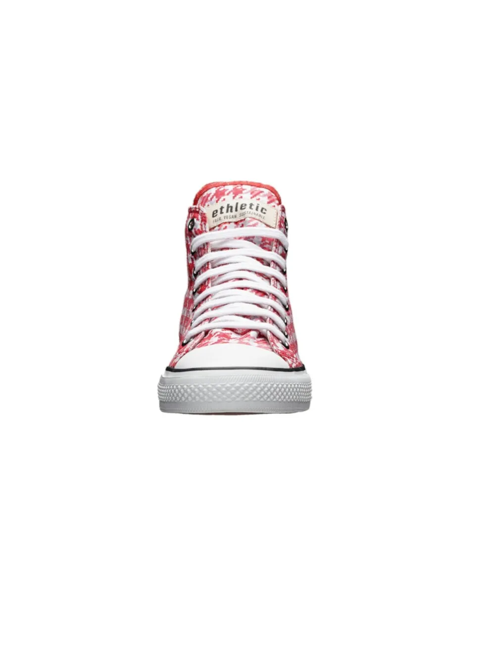 Ethletic White Cap High Top Sneakers, Motley Pink