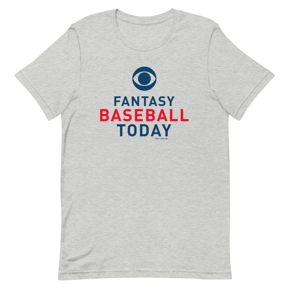 Fantasy Baseball Today Podcast Logo Adult Short Sleeve T-Shirt
