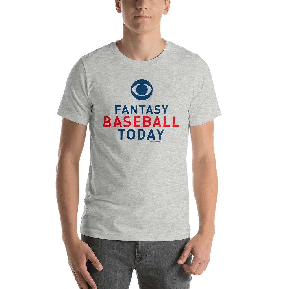 Fantasy Baseball Today Podcast Logo Adult Short Sleeve T-Shirt