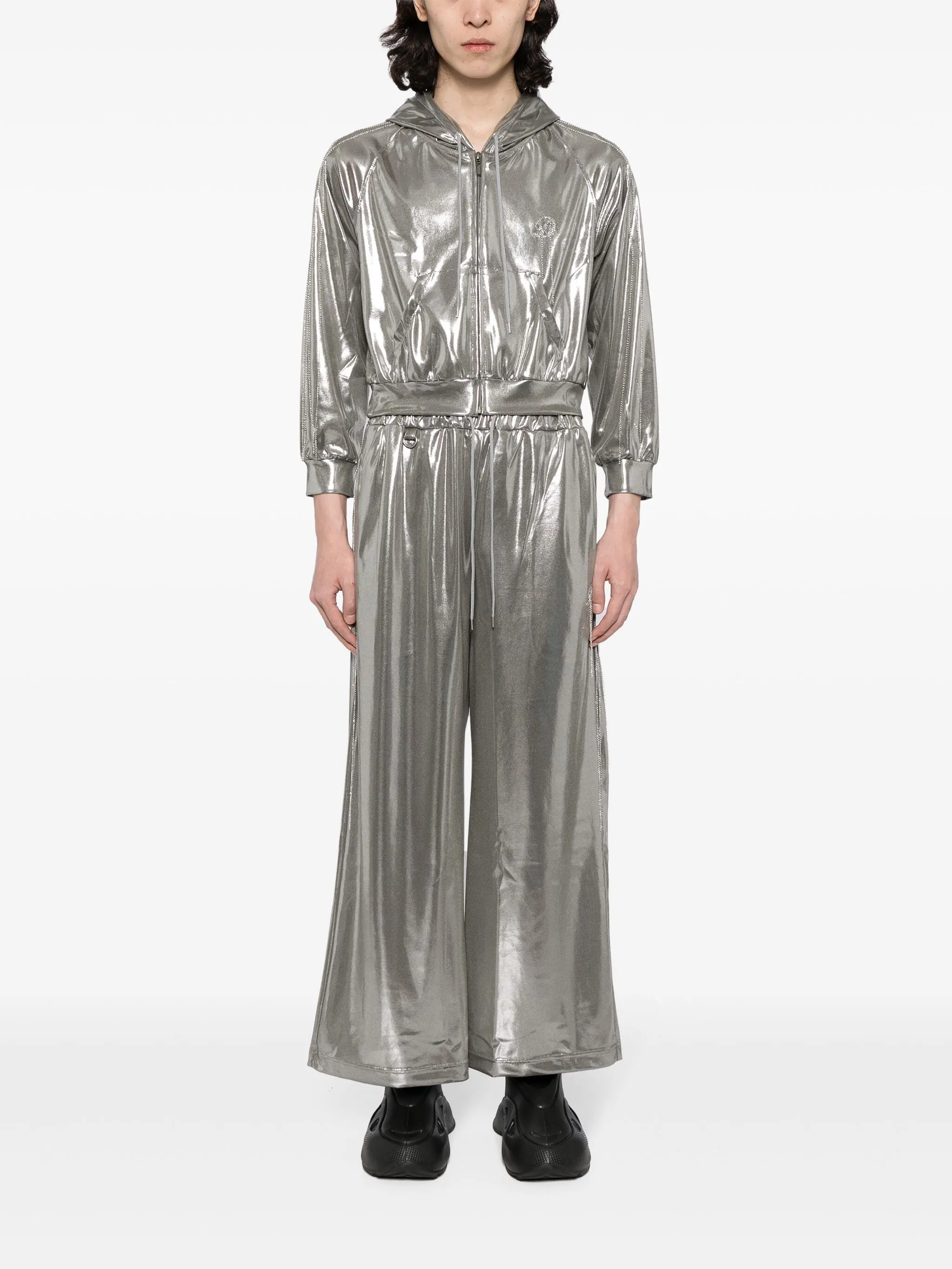 Foil Jersey Track Pants
