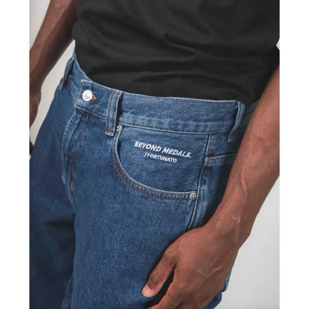 Fortunato Loose Jeans Blue