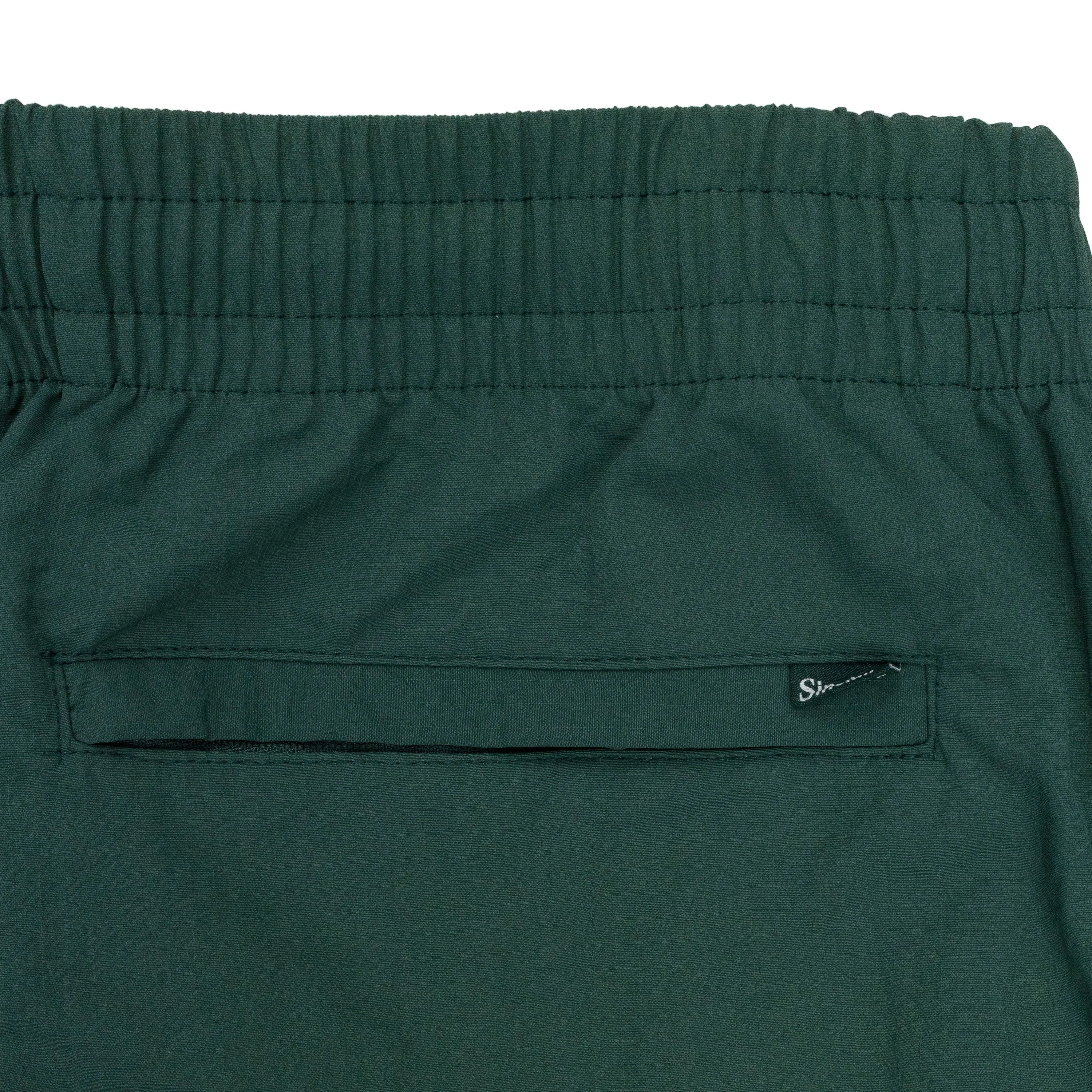 GREEN SFC NYLON TRACK PANTS