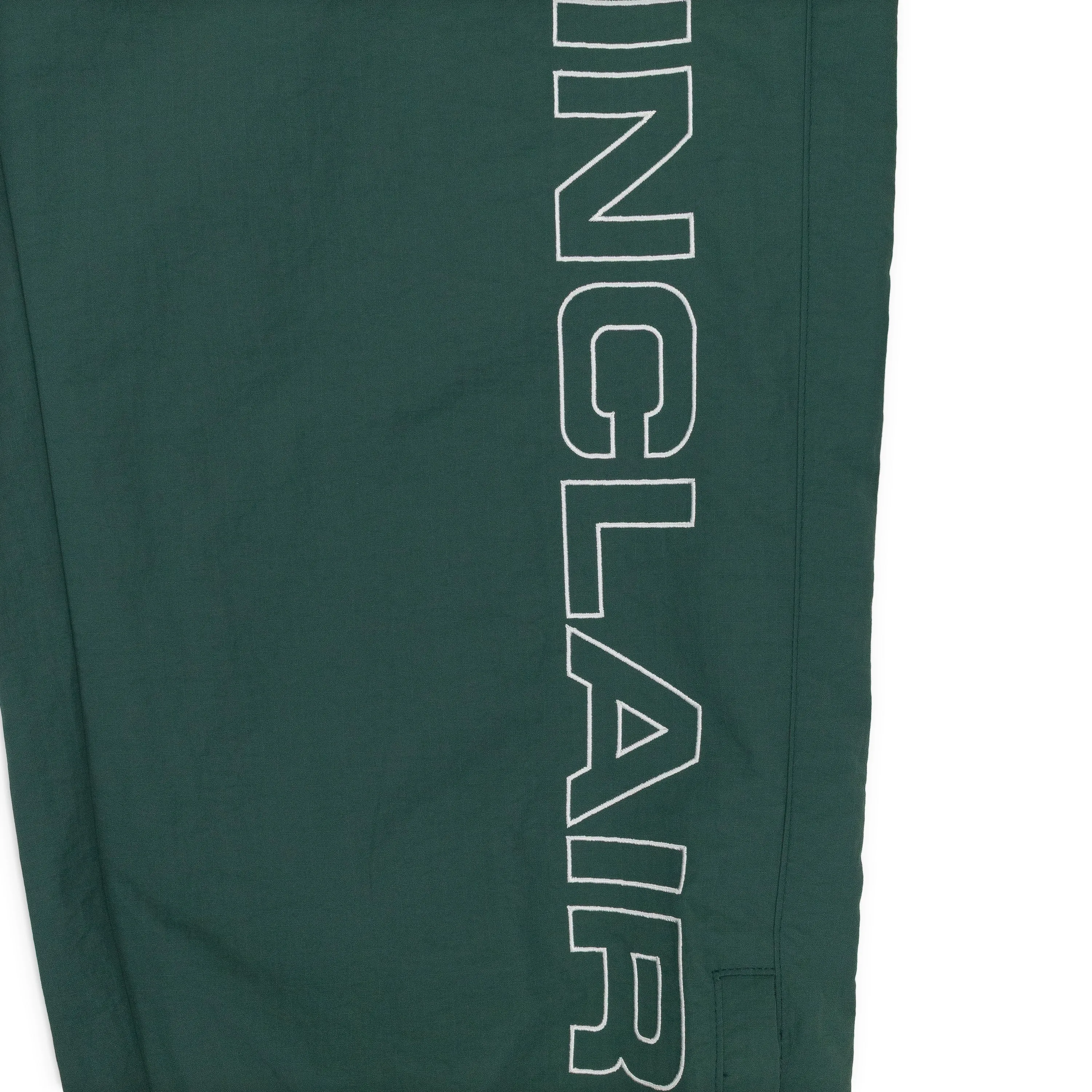 GREEN SFC NYLON TRACK PANTS