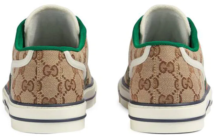 Gucci Tennis 1977 GG sneakers, brown/green/red