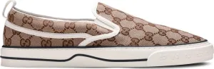 Gucci Tennis 1977 Slip-On Beige Ebony Sneakers