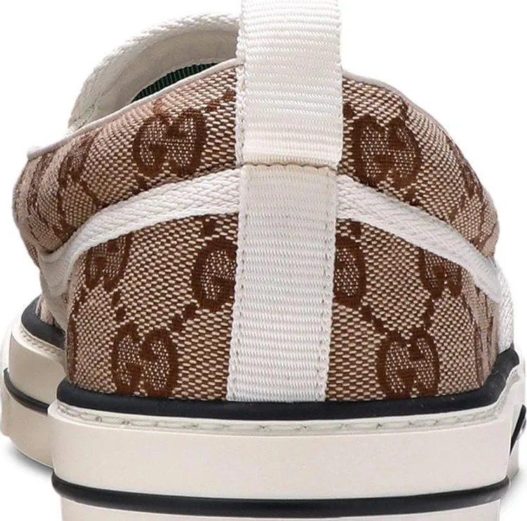 Gucci Tennis 1977 Slip-On Beige Ebony Sneakers