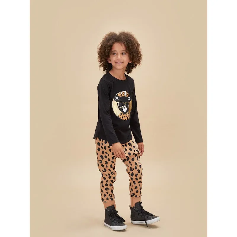 Huxbaby Animal Drop Crotch Pant Fleece