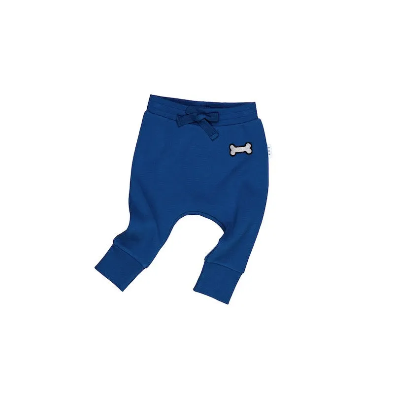 Huxbaby Dog Bone Drop Crotch Pant Fleece