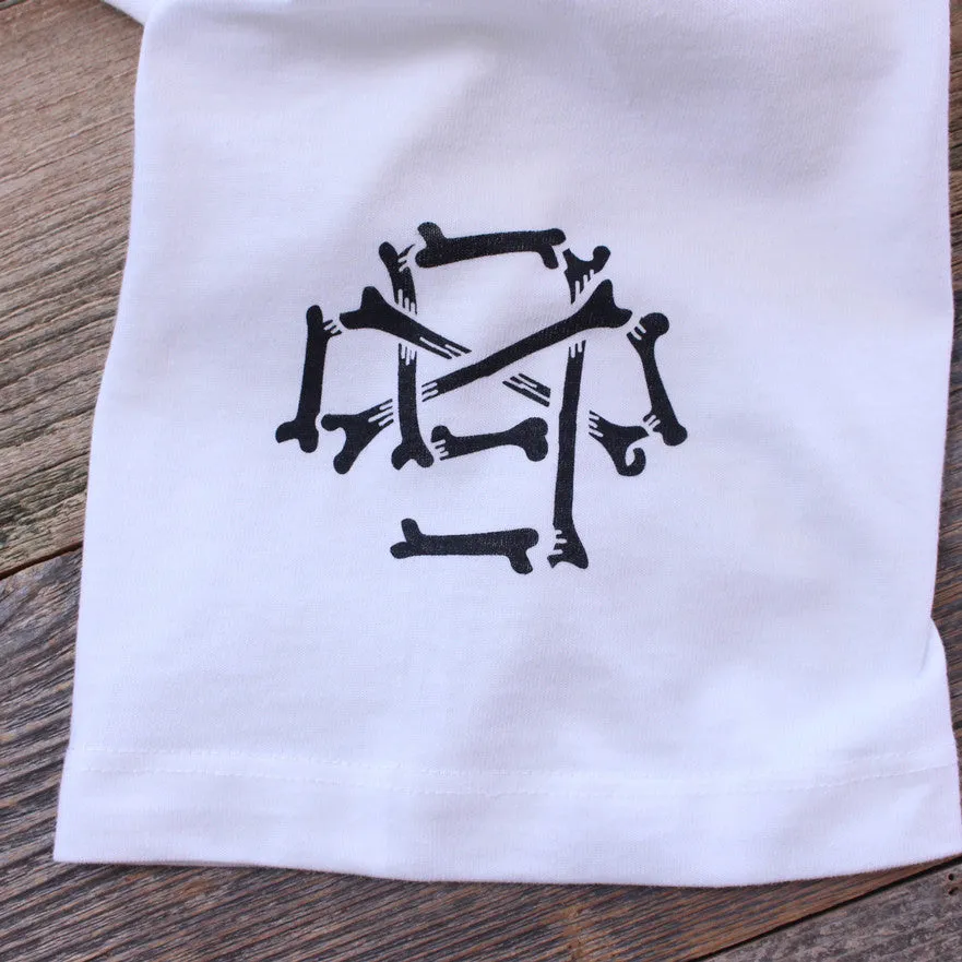 Kustom Life White Cotton Baseball Jersey