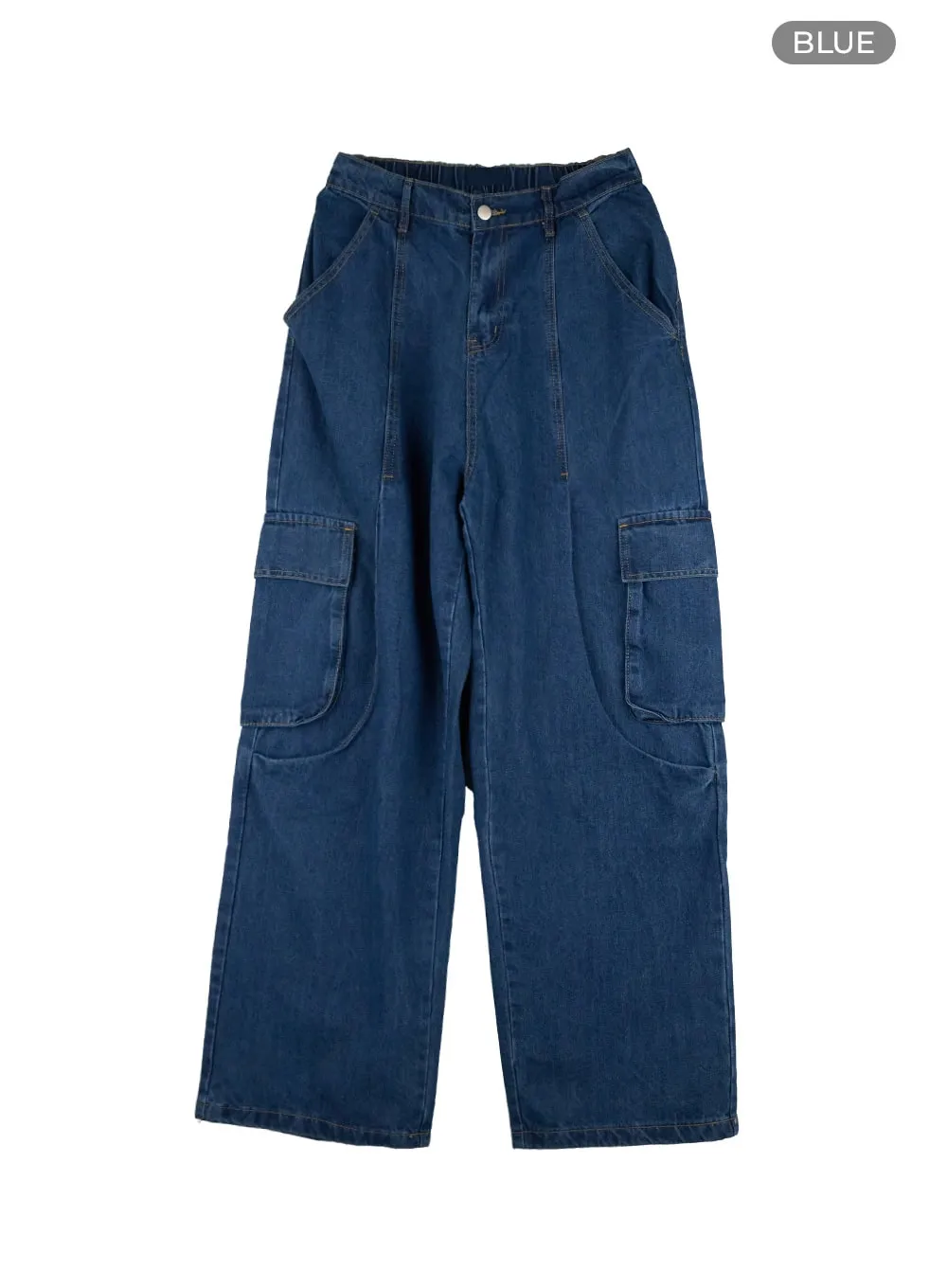 Men's Baggy Cargo Jeans IU418