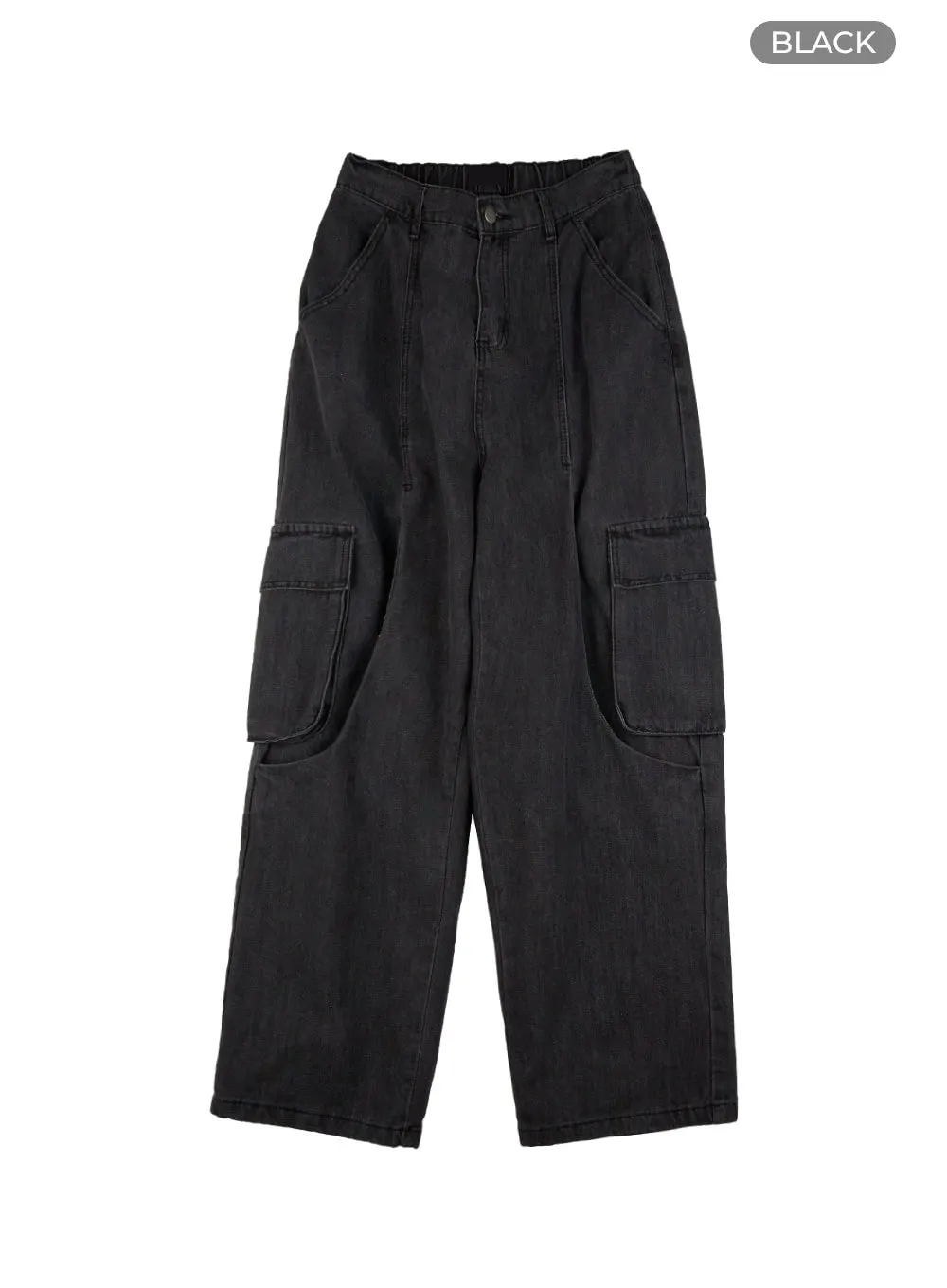 Men's Baggy Cargo Jeans IU418