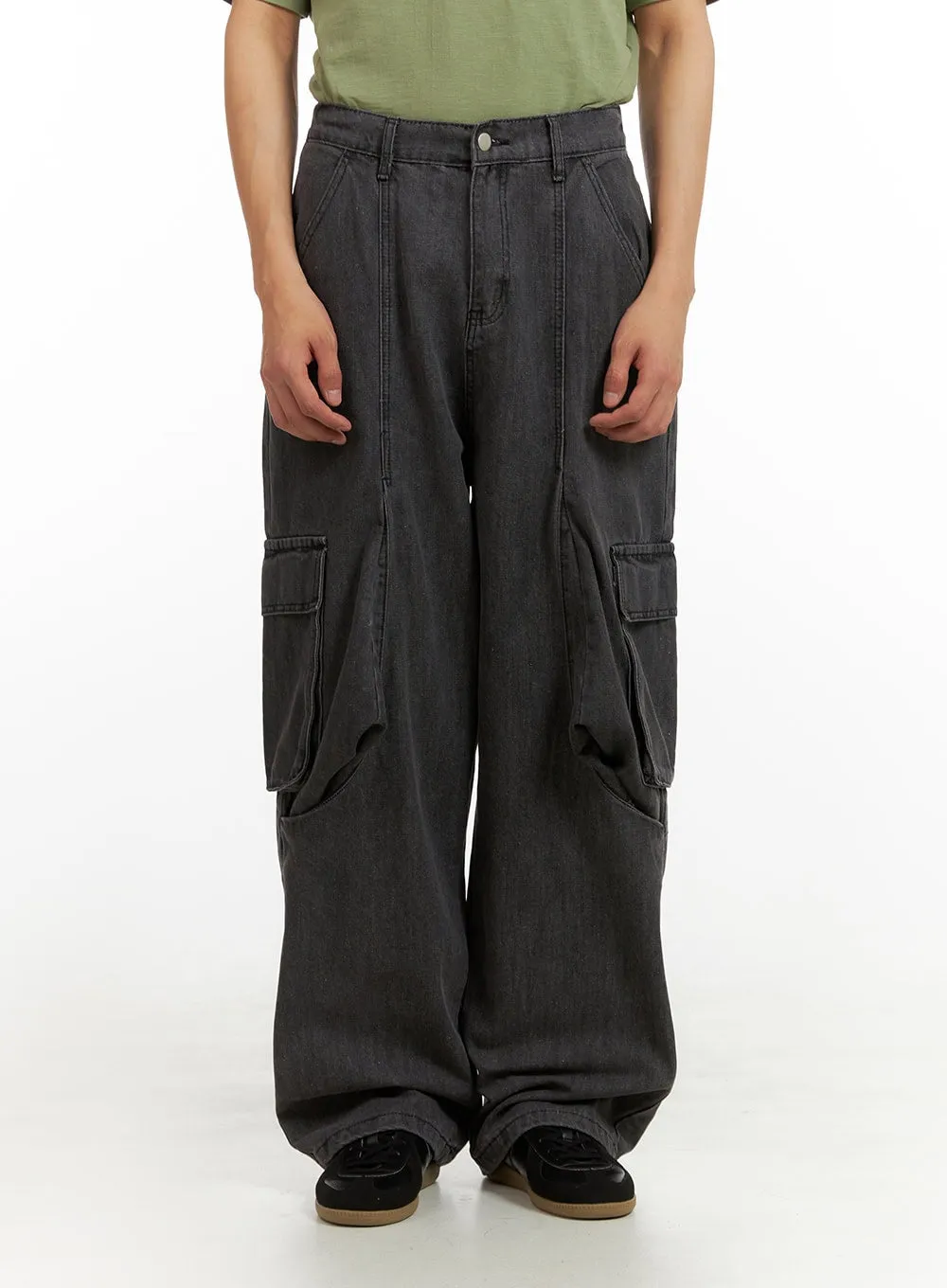 Men's Baggy Cargo Jeans IU418