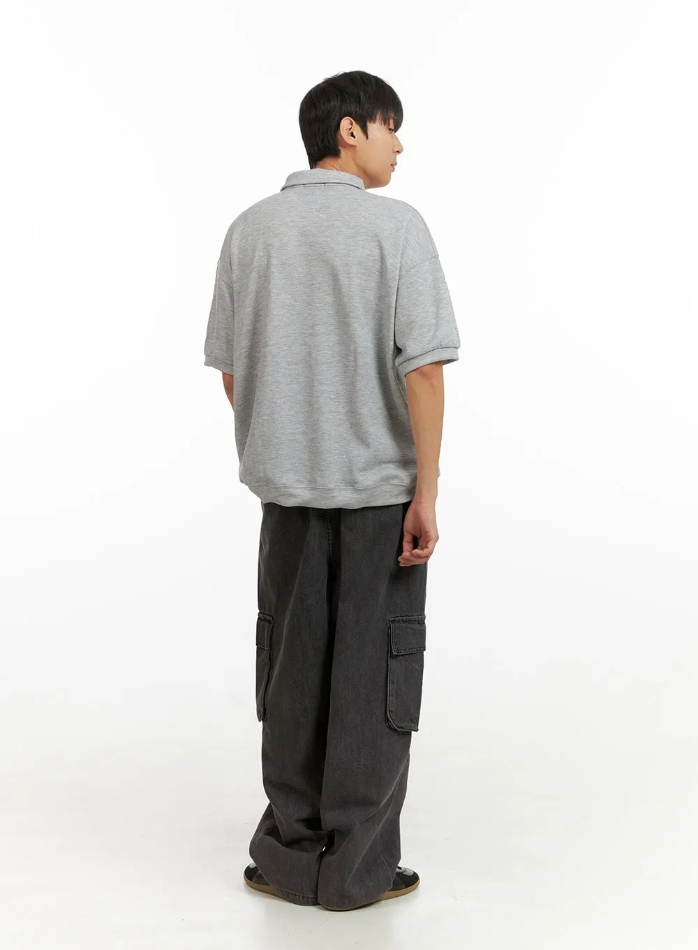 Men's Baggy Cargo Jeans IU418