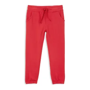 Milky Track Pant - Red Fleece