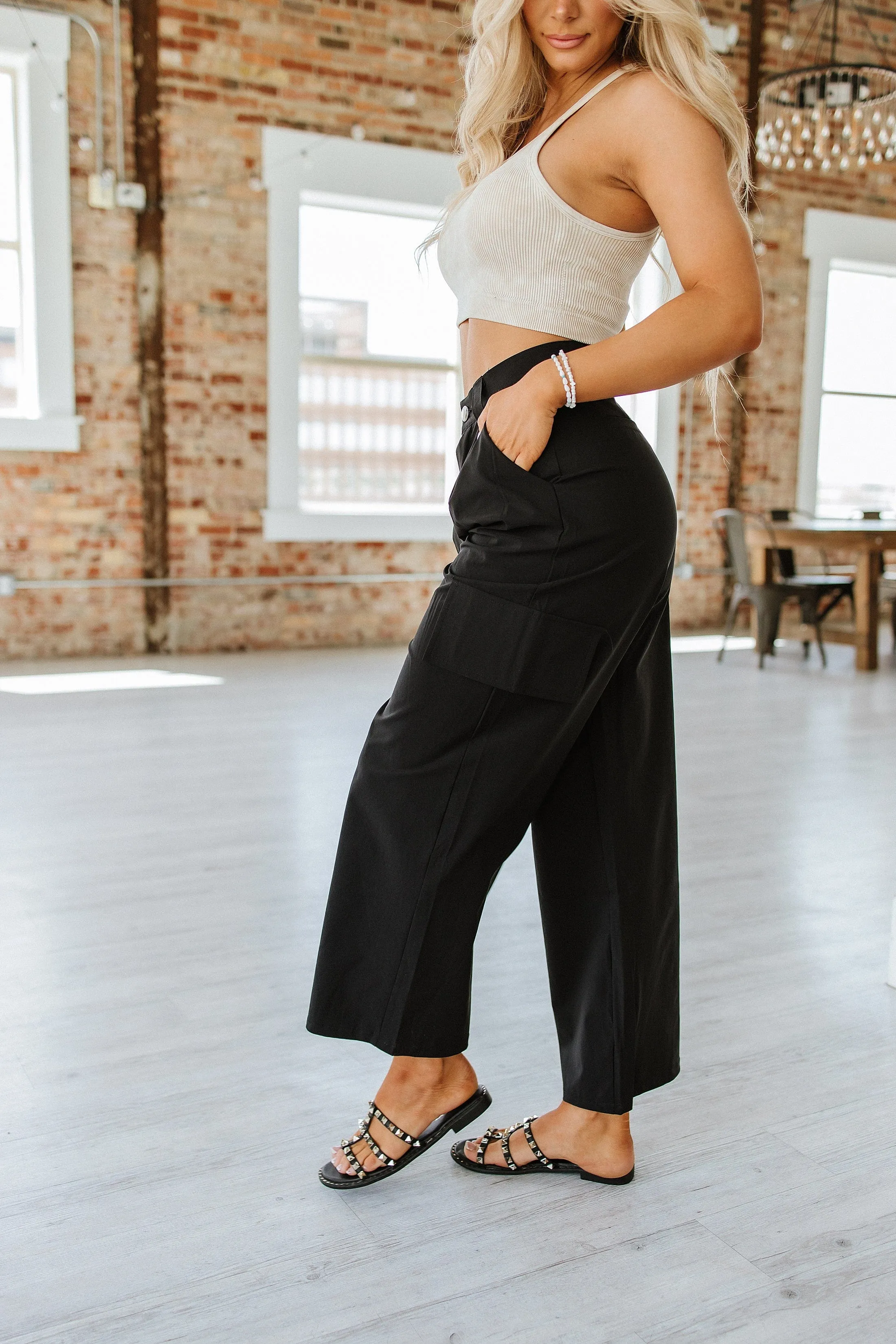 Myles Wide Leg Cargo Pants