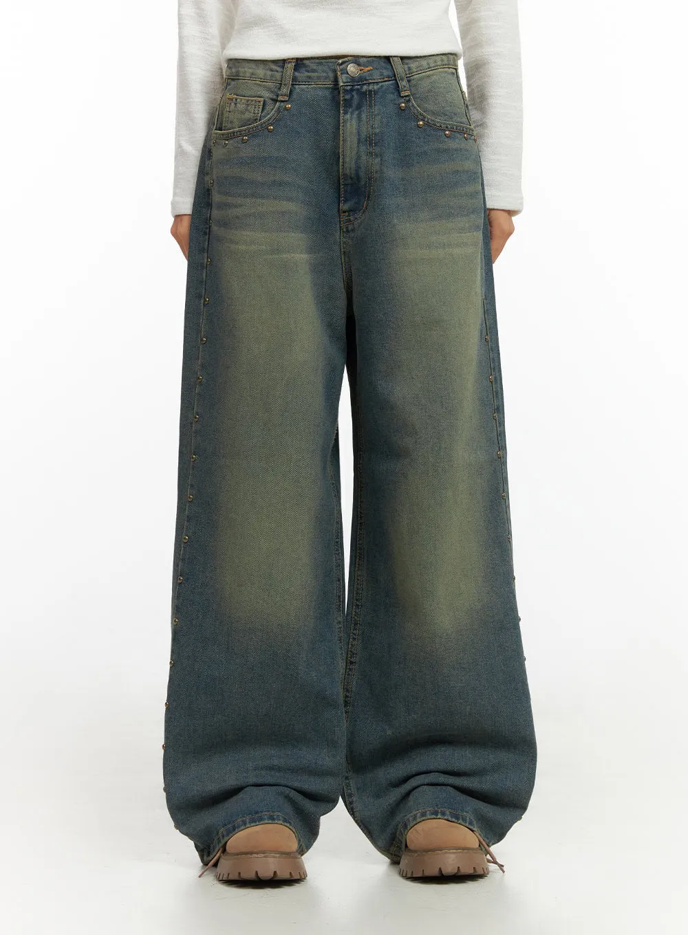 Noelle DenimDrape Baggy Jeans IO409