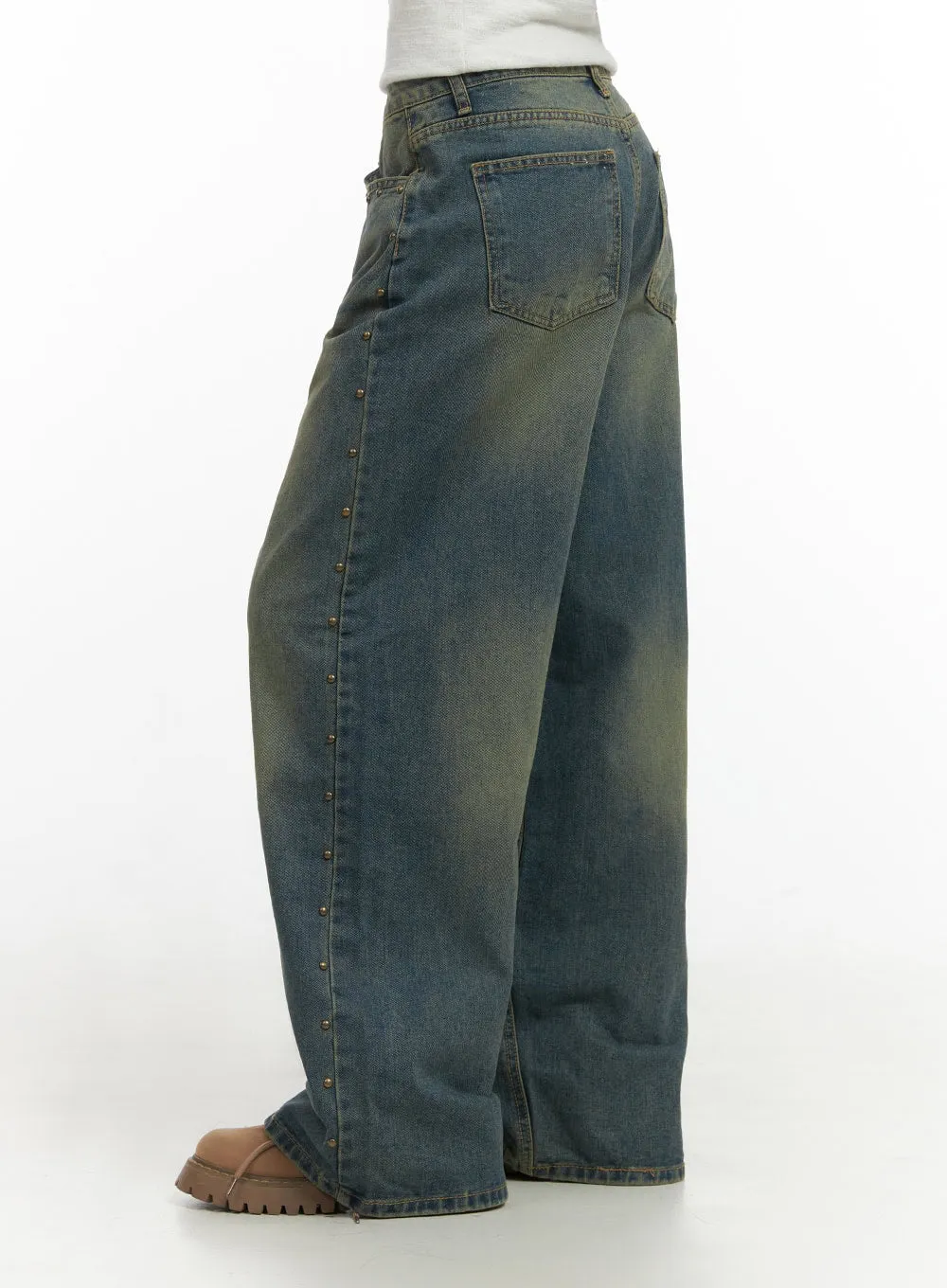 Noelle DenimDrape Baggy Jeans IO409