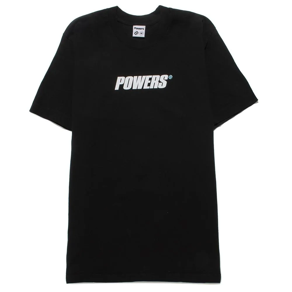 Powers Powers Logo T-shirt / Black