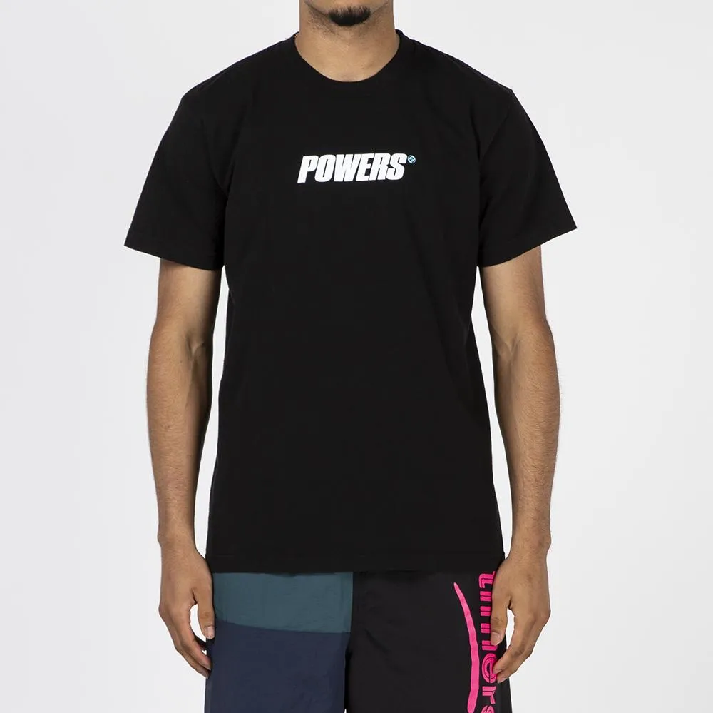 Powers Powers Logo T-shirt / Black