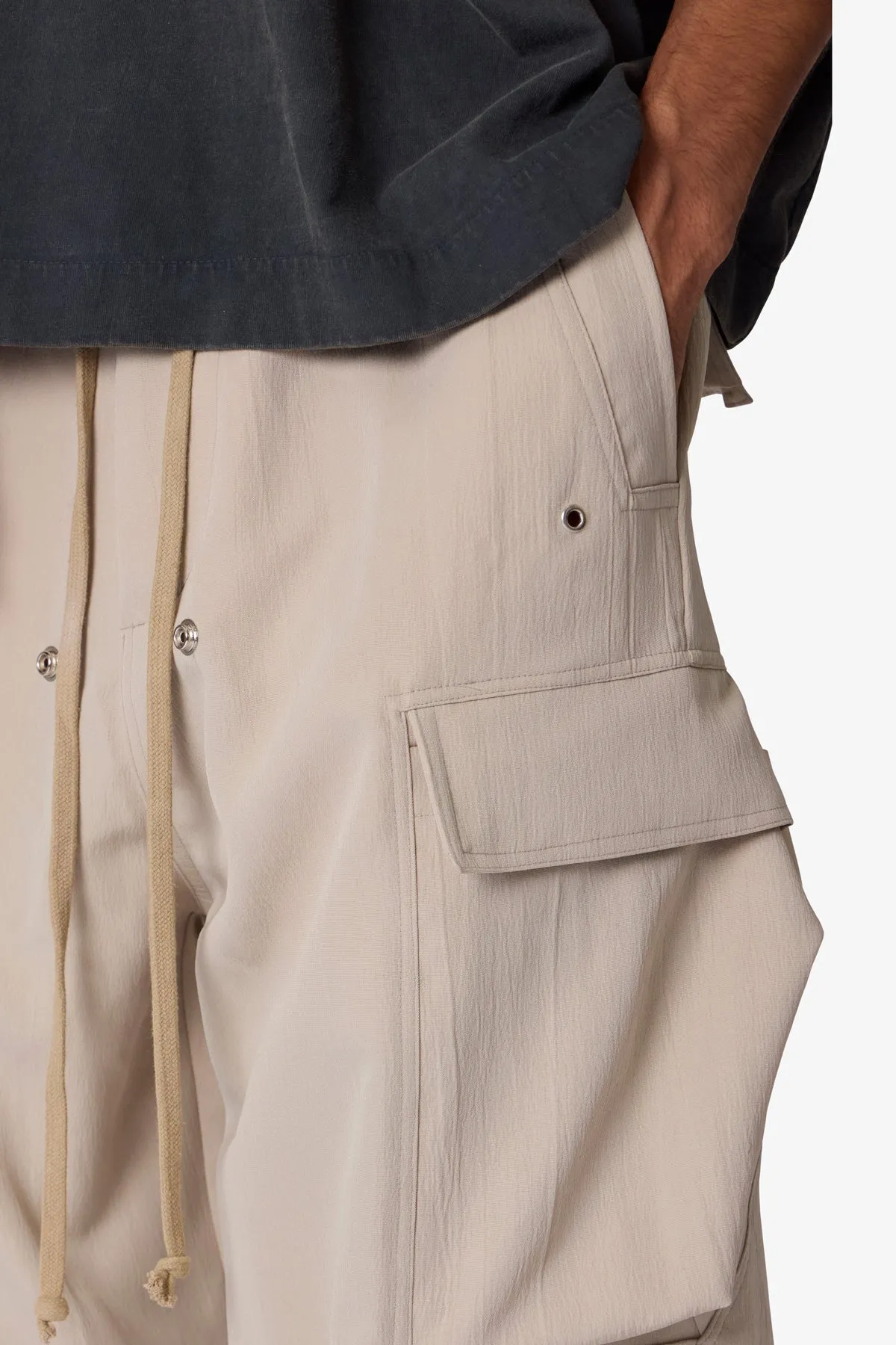 Rave Double Cargo Pants - Tan