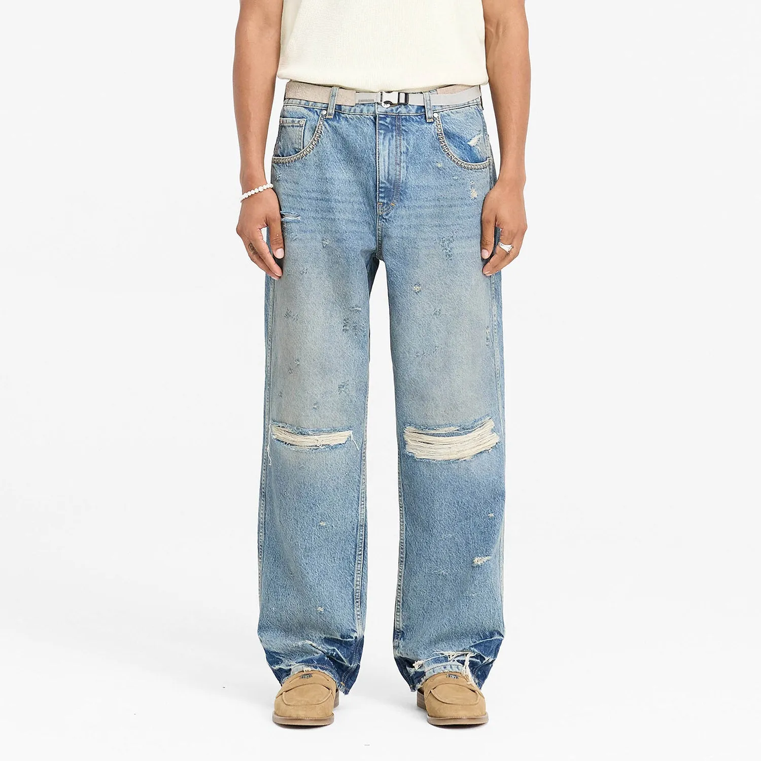 Represent Baggy Denim Jeans