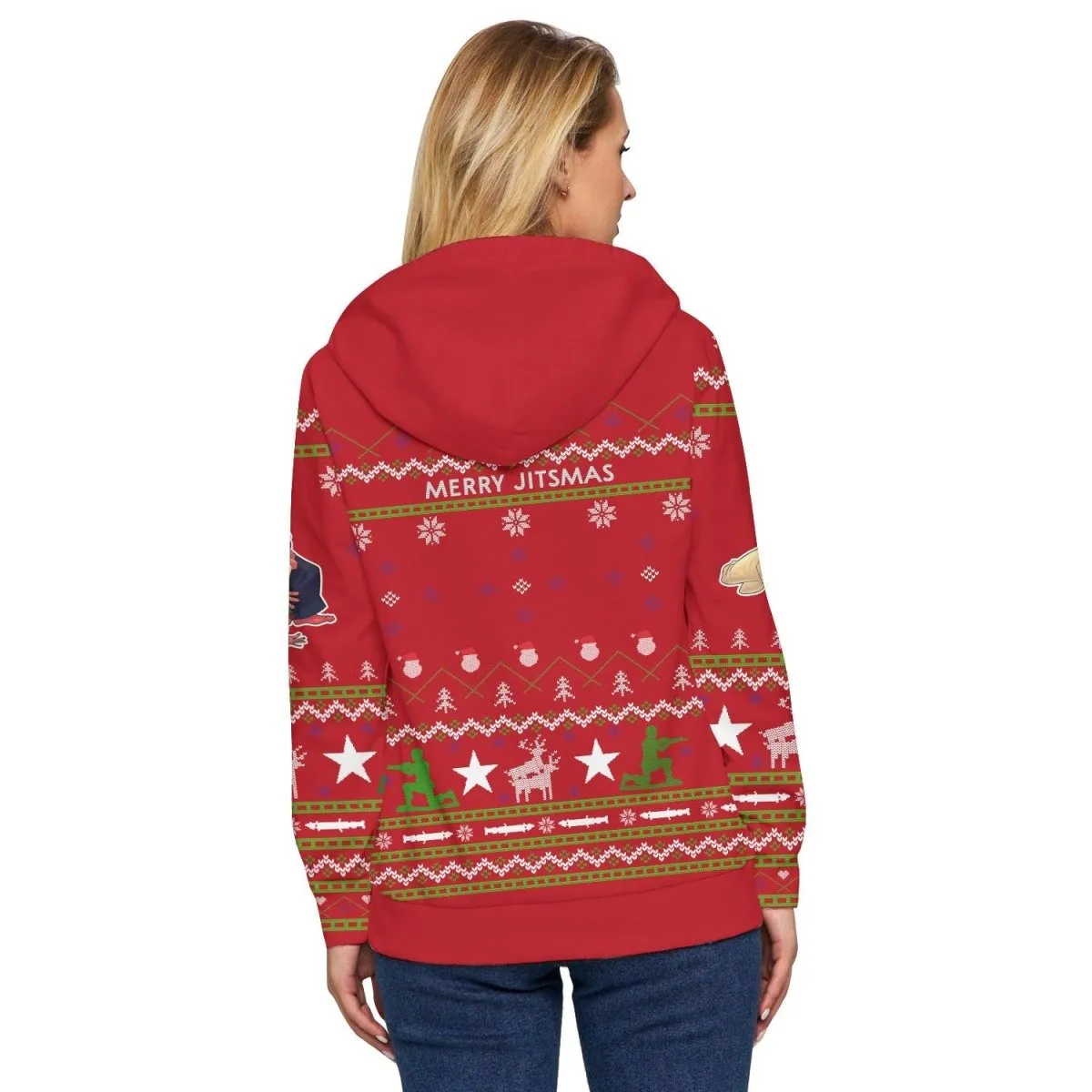 Santa Merry Jitsmas Pullover & Zip Hoodie