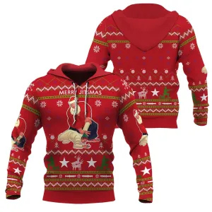 Santa Merry Jitsmas Pullover & Zip Hoodie