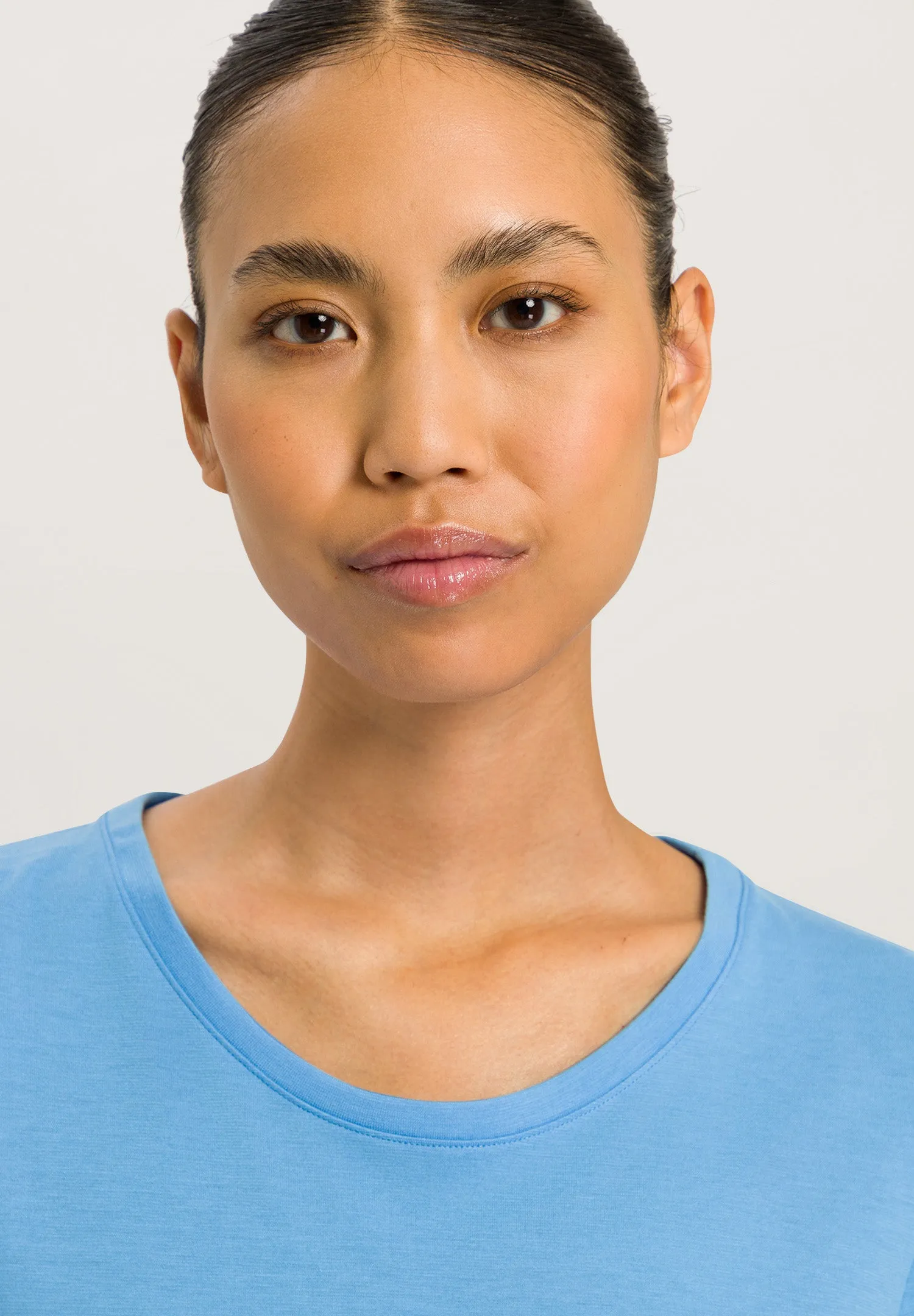 Sleep And Lounge Relaxed Round Neck Top | Angelite 77844-2547