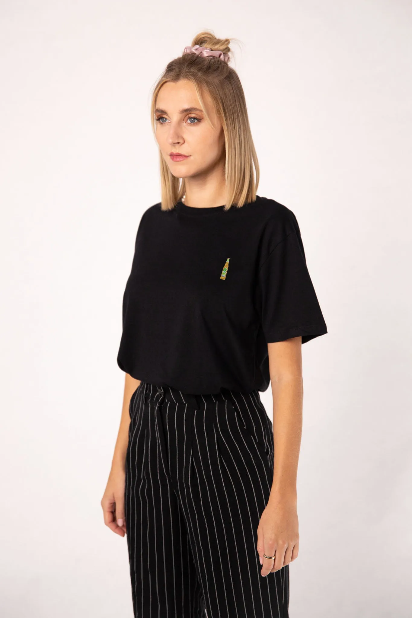 Somersby Apple | Besticktes Frauen Oversized Bio Baumwoll T-Shirt
