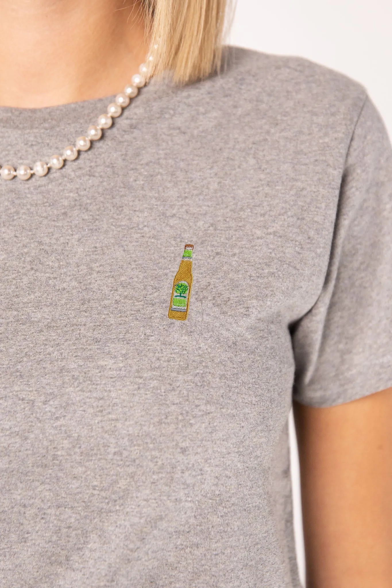 Somersby Apple | Besticktes Frauen Oversized Bio Baumwoll T-Shirt