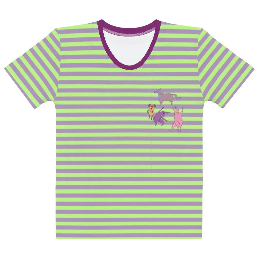 Stripes Doggy Women's T-shirt