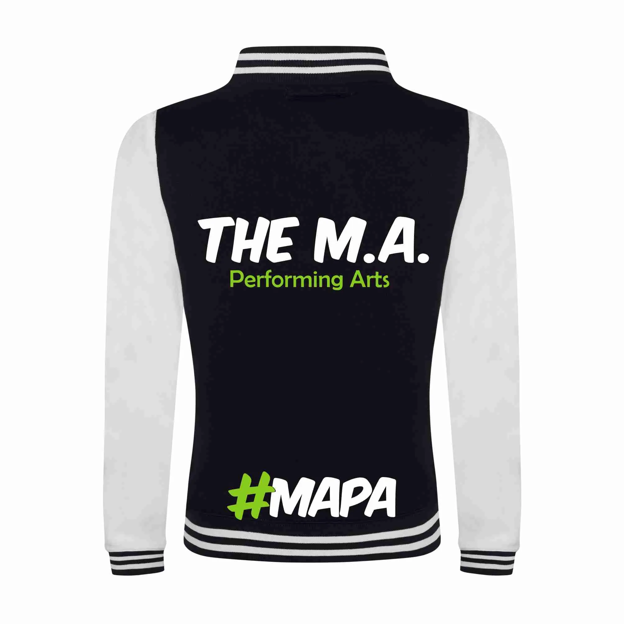 The MA Performing Arts Adults Varsity Jacket