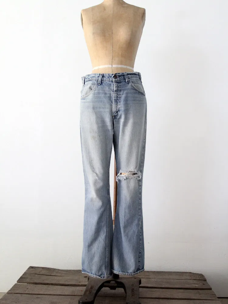 vintage Levis flare leg jeans, 33 x 32