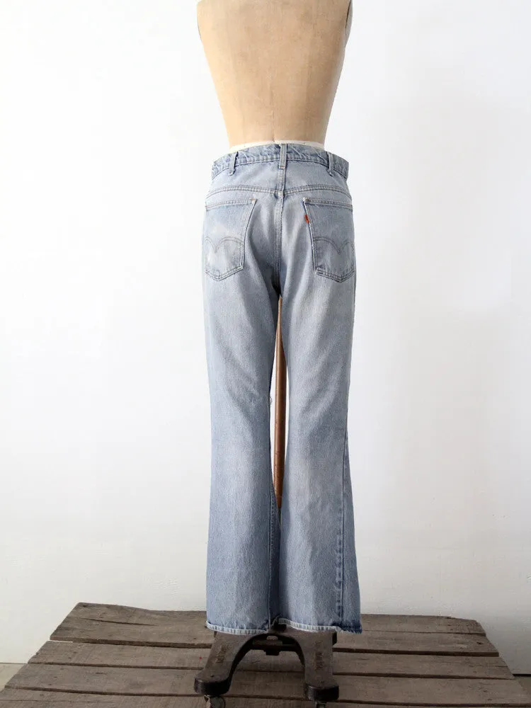 vintage Levis flare leg jeans, 33 x 32